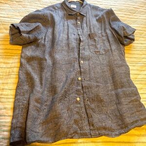 Celio L Navy Blue Short Sleeve Shirt (France)